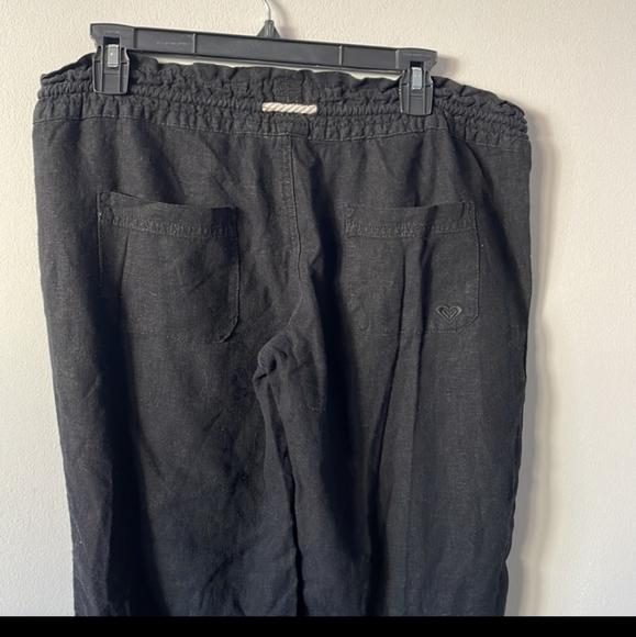 ROXY Oceanside Flared Linen Pants - Picture 7 of 8